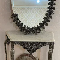 آینه شمعدان برنز