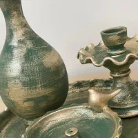 سینی ست و جاعودی و جا شمعی های متنوع|صنایع دستی و سایر لوازم تزئینی|تهران, ائمه اطهار|دیوار