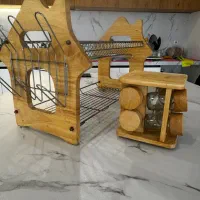 جای ظرف و ادویه بامبو