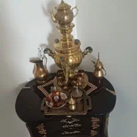 ست کامل سماور برنجی