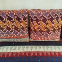 گلیم و پشتی سنتی|گلیم، جاجیم، گبه|شیراز, درکی|دیوار