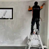 نصب کاغذ دیواری (برچسب..پوستر۳بعدی)ونقاشی ساختمان
