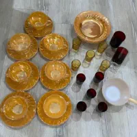 ظروف انواع بارفتن آمریکا،مکزیک ،فرانسه ورق بزنین..|ظروف سرو و پذیرایی|ارومیه, |دیوار