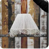 لوستر و آباژور رومیزی رافیا|لوستر و چراغ آویز|کرج, دهقان ویلا|دیوار