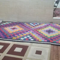 چهار پایه و  گلیم فرش محلی در ابعاد ۲.۸۰ در ۱.۸۰