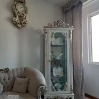 بوفه سفید چوبی