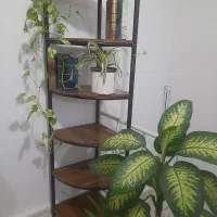 کتابخانه فلز و ام دی اف بسیار محکم کار سفارشی