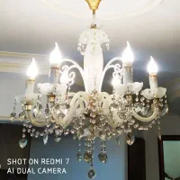 جفت لوستر آنتیک و قدیمی دوتا لوستر باهم ۴۹۰۰