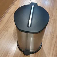 سطل زباله بدنه استیل ۲۵ لیتری