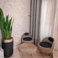 میزو صندلی حصیری ظرفیت تخفیف جشنواره فقط 10تا|مبلمان خانگی و میز عسلی|کهک, |دیوار