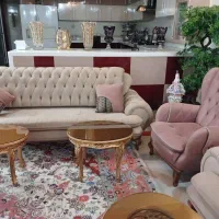 مبل راحتی تختخواب شو کاملا نو برا کمبود جا