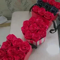 دسته گل و باکس گلهای آماده تحویل به مشتری|گل مصنوعی|کرمان, |دیوار