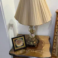 یک جفت آباژور بسیار شیک پایه برنز