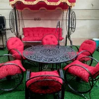 ست گلبرگ باغی تاب وصندلی
