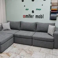 مبل ال پازل امریکایی تختخواب شو