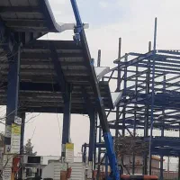 بالابر. جرثقیل. سبد. نیسان جرثقیل. امداد خودرو