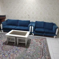 مبلمان راحتی 5 نفره،|مبلمان خانگی و میز عسلی|کرج, برغان|دیوار