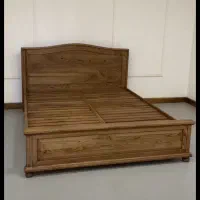 تخت دو نفره تمام چوبی