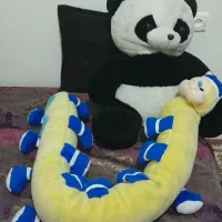 خرس پاندا و کرم هزار پارچه درحد نو