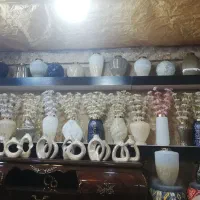 گل و گلدان کریستالی وارداتی