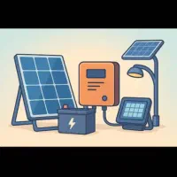 برق خورشیدی برامنزل وکمپرها