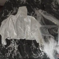 لباس عروس شیک با شنل وتور