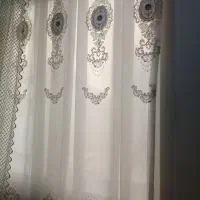 دو عدد پرده همراه آستری متصل