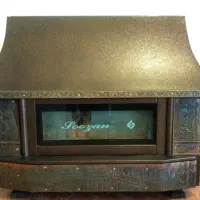 بخاری  طرح شومینه در حد نو