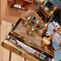 تجهیزات سرو قهوه عربی|کلکسیون اشیاء عتیقه|تربت‌حیدریه, میدان مرکزی|دیوار