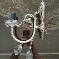 دو عدد لوستر برنز همراه با دو عدد لوستر دیواری|لوستر و چراغ آویز|تبریز, |دیوار