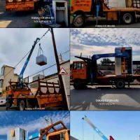 اجاره جرثقیل خاور تاج دار ۳ تن دکل بلند 12متر فوری