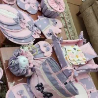 دوخت سرویس اشپزخانه با کیفیت ودوخت روتشکی وروبالشی|سفره، حوله، دستمال آشپزخانه|تاکستان, |دیوار