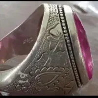 یاقوت قلم کاری شده دست ساز