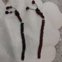 تسبیح هسته خرما و نقره کوب