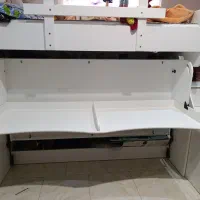 تخت دو طبقه +میز تحریر|تخت و سرویس خواب|ری, ظهیرآباد|دیوار