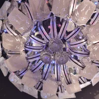 لوستر سقفی کریستال(دو عدد)