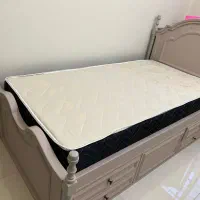 فروش تشک و تخت خواب یک نفره رنگ شیک موکا
