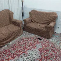 مبل ۷نفره سالم|مبلمان خانگی و میز عسلی|میبد, |دیوار