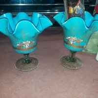 گلدان فیروزه ای