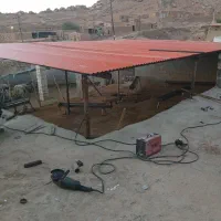 جوشکاری انواع سایبان وسقف شیروانی