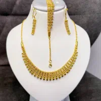 سرویس بدون نگین (مشابه طلا) نقره۹۲۵|جواهرات|قم, ارم|دیوار