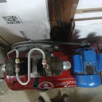 پمپ باد ۲۵۰ لیتری دو پیستون|ماشینآلات صنعتی|سنقر, |دیوار