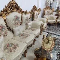 مبلمان سلطنتی 9 نفره همراه با میز عسلی|مبلمان خانگی و میز عسلی|اسلام‌‌آباد غرب, |دیوار