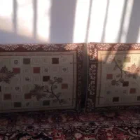 فرش ویک جفت پشتی|پشتی|قزوین, |دیوار