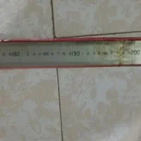 خط کش فلزی 2 متری  نقشه کشی