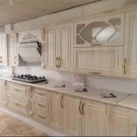 کابینت آرسام پایه استوانه ای رنگ روشن/کد68