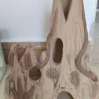 آکواریوم رو میز کوچک و صخره