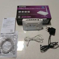 مودم روتر Netis DL4311 N150 با جعبه و لوازم کامل|مودم و تجهیزات شبکه|رشت, بلوار گیلان|دیوار