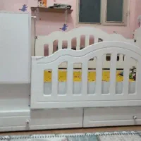 سرویس خواب کودک جنس ام دی اف با کیفیت،در حد نو