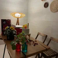 میز چوبی روستیک|میز و صندلی غذاخوری|بیرجند, |دیوار